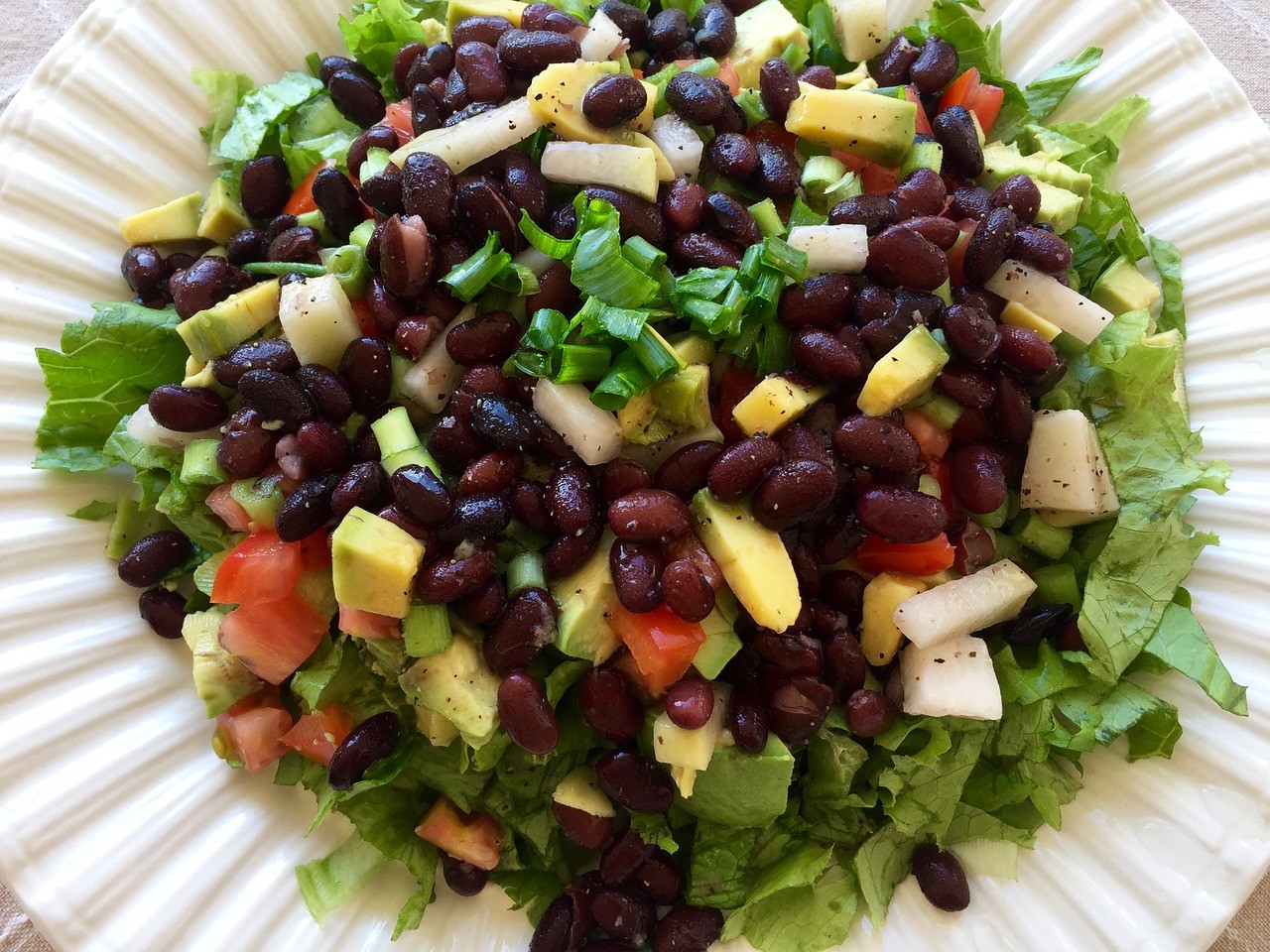 Iftar Ideas include this delicious Black Bean Salad