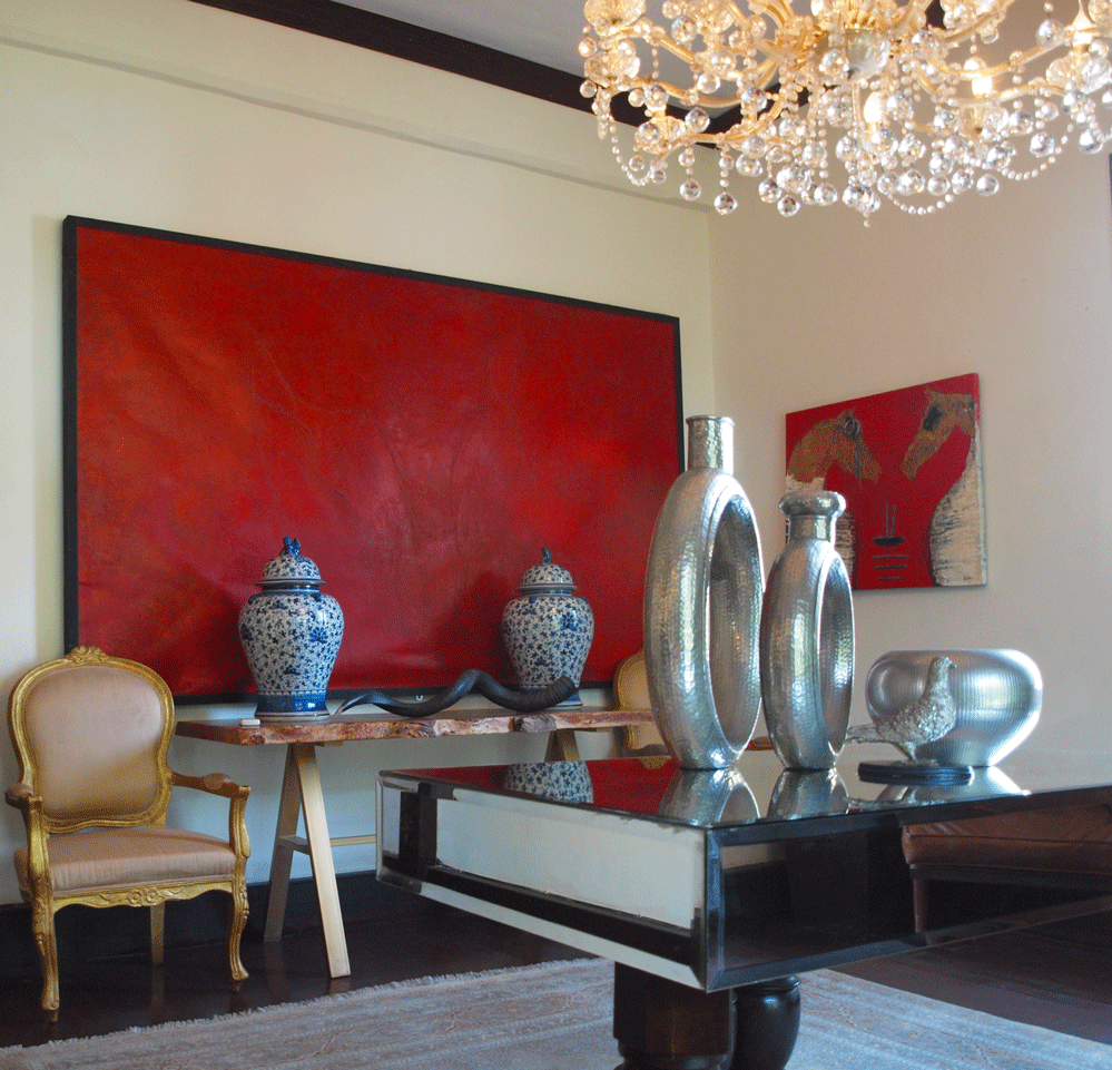 Living Room at HSY Mansion Karachi