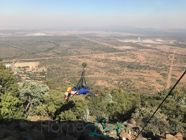 Zip flying in Sun City