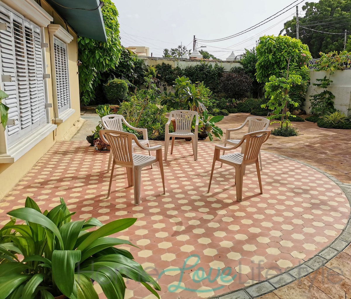 Beautiful Paved Garden