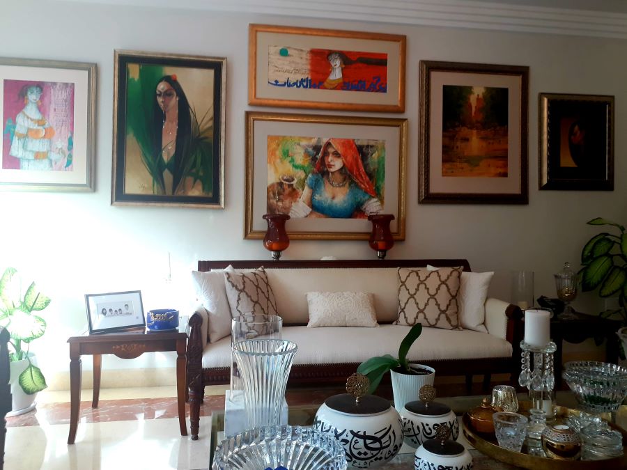 art lover's Dubai villa